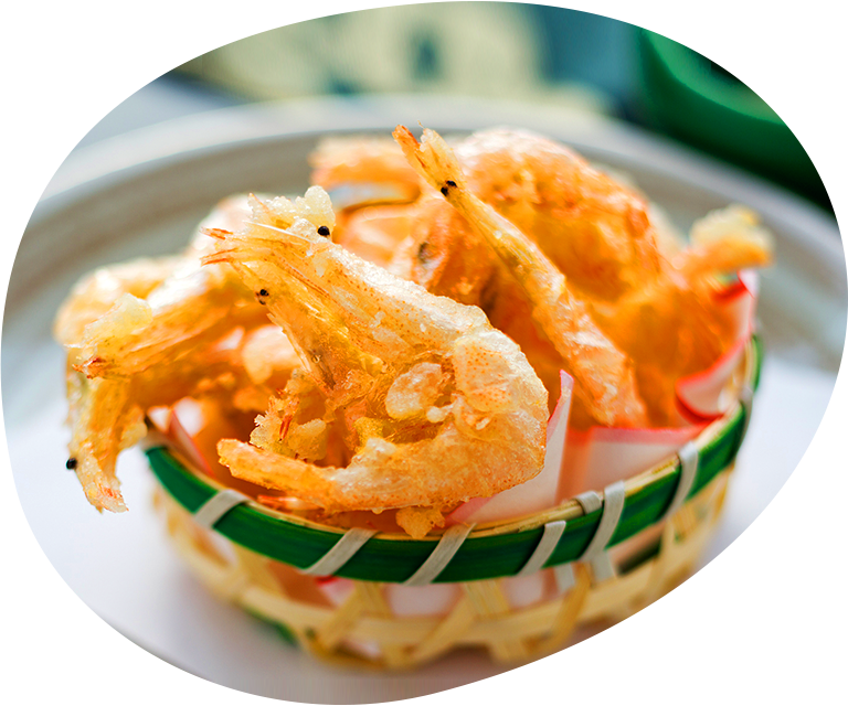Toyama delicacy 2 : Deep fried white shrimp