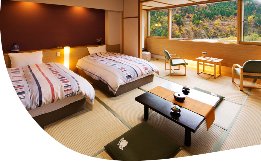 Kurobe River view Japanese style Bedroom
