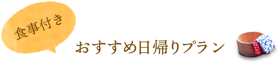 食事付き　おすすめ日帰りプラン