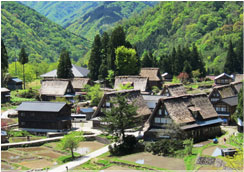 世界遺産 五箇山合掌造り